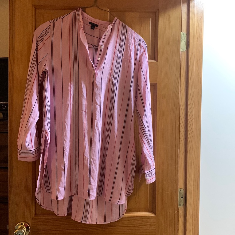 Ann Taylor Striped Blouse - Size M - Picture 1 of 4